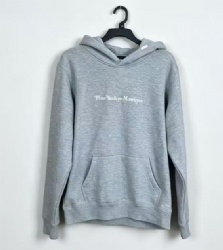 Heather Grey Printed Hoodie