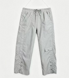 Light Gray Cargo Casual Pants